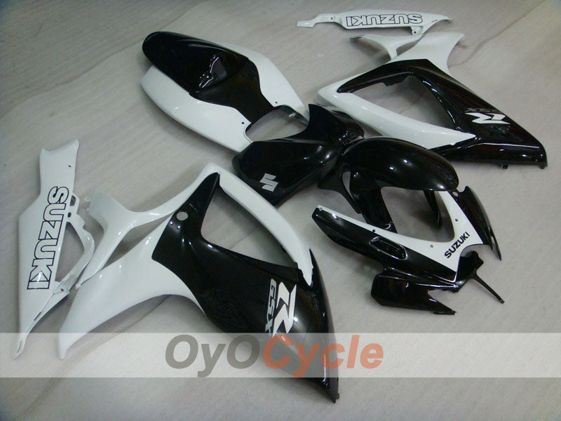 Kit carene a iniezione per GSX R750 06-07 - Bianco, Nero, Rosa - Stile di fabbrica #OYO87901338 Immagine principale del prodotto