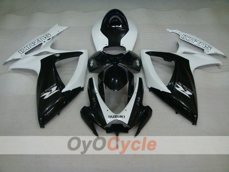 Carenatura a iniezione per GSX R600 06-07 - Bianco, Nero - Stile di fabbrica #OYO87901570 Immagine secondaria del prodotto