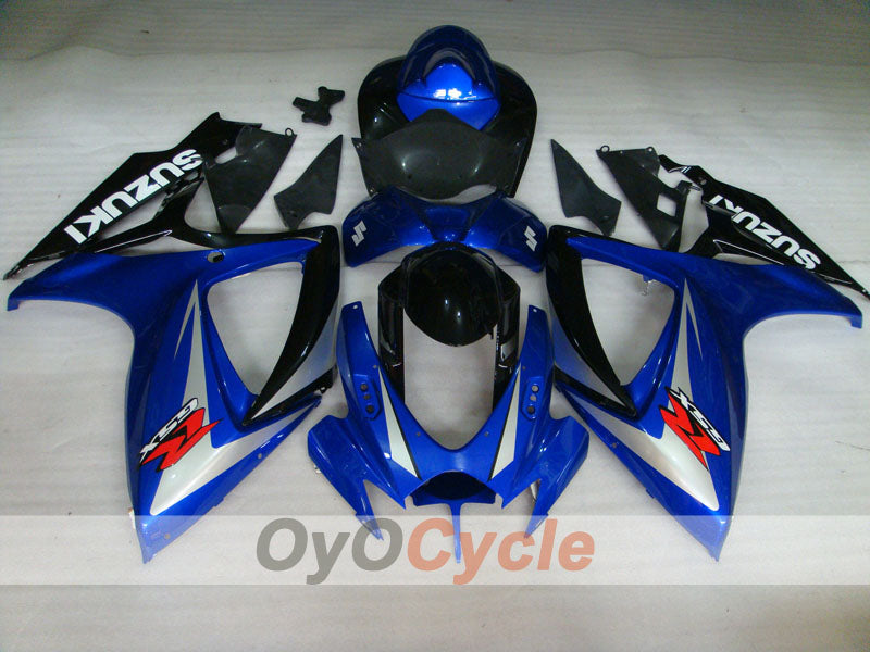 Kit carene a iniezione per GSX R600 06-07 - Blu, Nero - Stile di fabbrica #OYO87901572 Immagine secondaria del prodotto