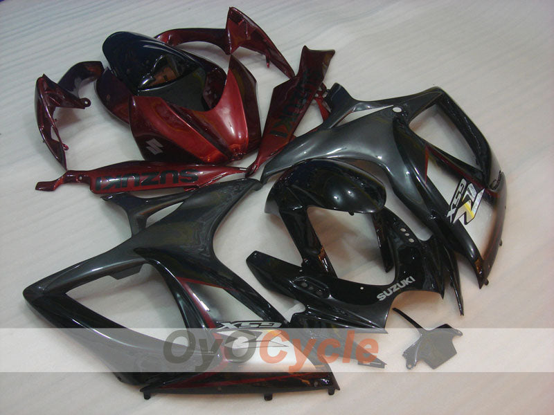 Kit carene a iniezione per GSX R750 06-07 - Rosso, Nero - Stile di fabbrica #OYO87901340 Immagine principale del prodotto