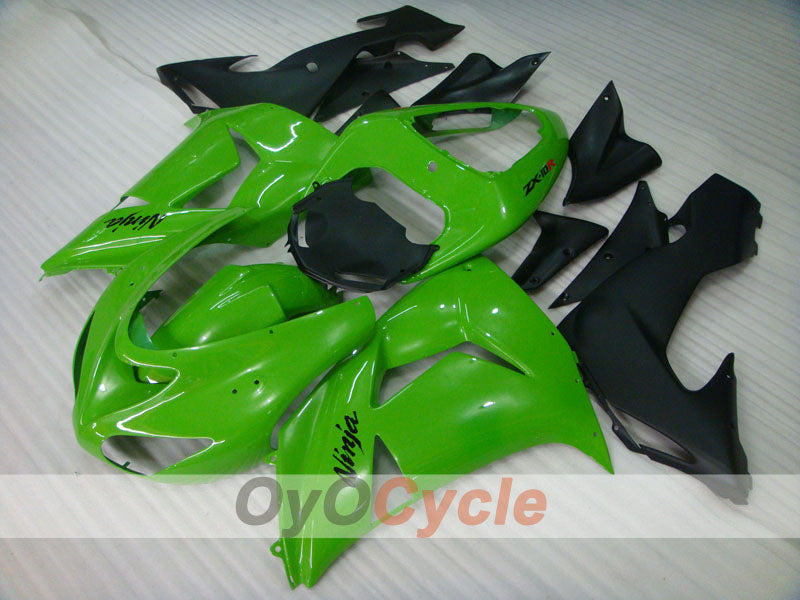 Kit carene a iniezione per NINJA ZX-10R 06-07 - Verde, Nero - Stile di fabbrica #OYO87901584 Immagine principale del prodotto