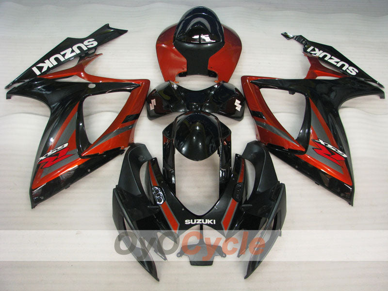 Kit carene a iniezione per GSX R750 anni 06-07 - Rosso, Nero - Stile di fabbrica #OYO87901351 Immagine secondaria del prodotto