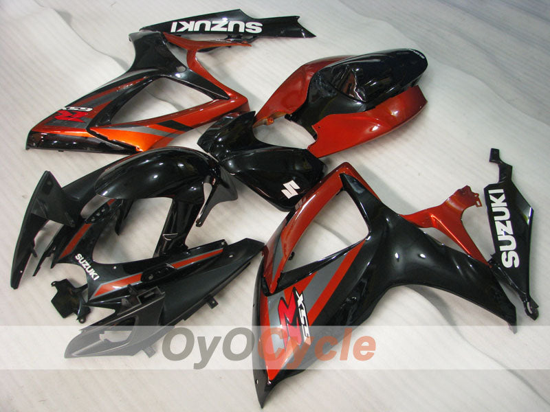 Kit carene a iniezione per GSX R750 anni 06-07 - Rosso, Nero - Stile di fabbrica #OYO87901351 Immagine principale del prodotto