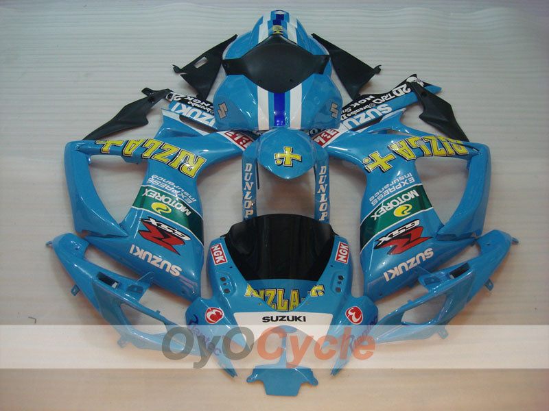 Carenatura a iniezione per GSX R600 06-07 - Blu, Nero - DUNLOP, Rizla+ #OYO87901601 Immagine secondaria del prodotto
