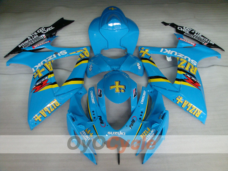 Kit Carene a Iniezione per GSX R600 06-07 - Blu, Nero - MOTUL, Rizla+ #OYO87901602 Immagine secondaria del prodotto