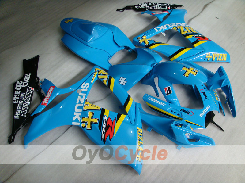 Kit Carene a Iniezione per GSX R600 06-07 - Blu, Nero - MOTUL, Rizla+ #OYO87901602 Immagine principale del prodotto