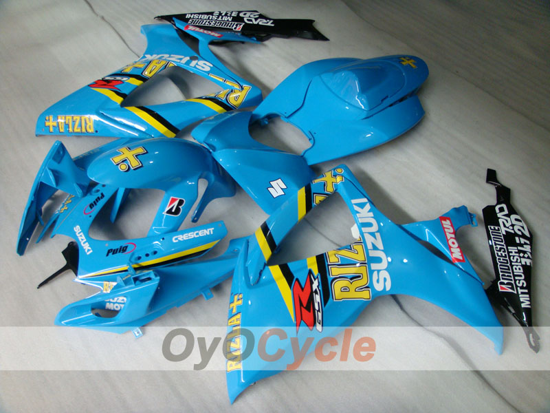 Kit carene a iniezione per GSX R750 06-07 - Blu, Nero - Rizla+ #OYO87901370 Immagine principale del prodotto