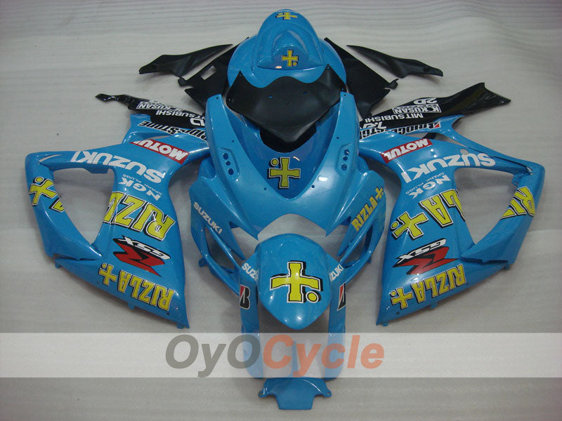 Carenatura a iniezione per GSX R600 06-07 - Blu, Nero - MOTUL, Rizla+ #OYO87901603 Immagine secondaria del prodotto