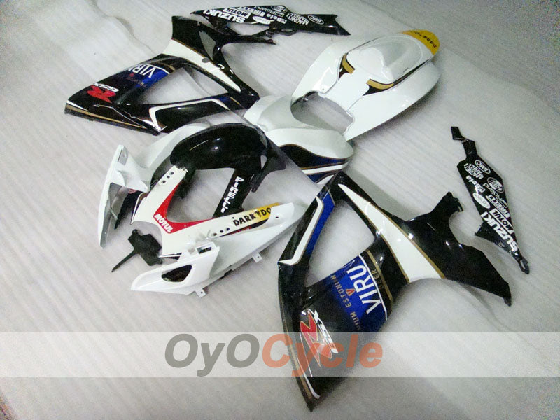 Carenatura a iniezione per GSX R750 anni 06-07 - Bianco, Nero - VIRU #OYO87901373 Immagine secondaria del prodotto
