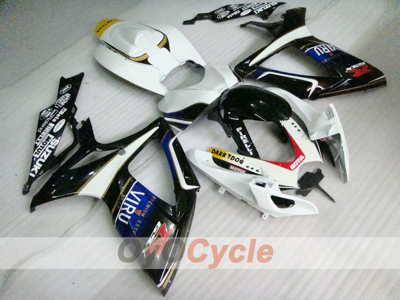 Carenatura a iniezione per GSX R750 anni 06-07 - Bianco, Nero - VIRU #OYO87901373 Immagine principale del prodotto