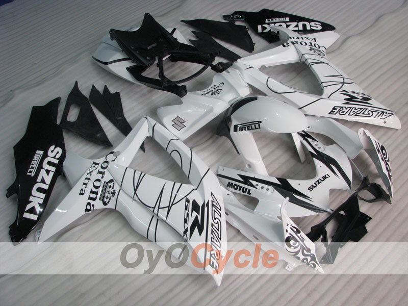 Carene a iniezione per GSX R750 08-10 - Bianco, Nero - Corona #OYO87901385 Immagine principale del prodotto