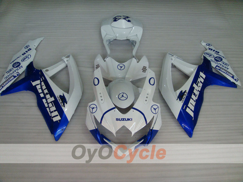 Kit carene a iniezione per GSX R750 anni 08-10 - Blu, Bianco - Jordan #OYO87901449 Immagine secondaria del prodotto