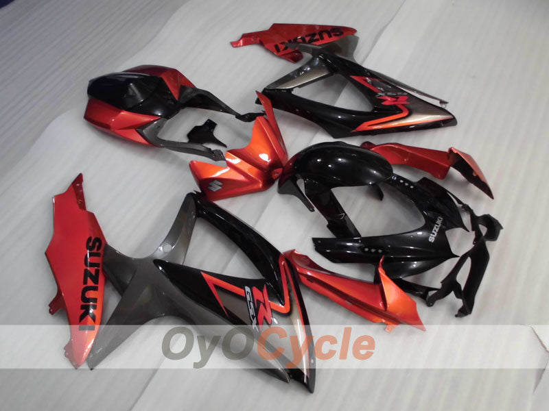 Kit carene a iniezione per GSX R600 08-10 - Arancio, Nero - Stile fabbrica #OYO87901646 Immagine principale del prodotto