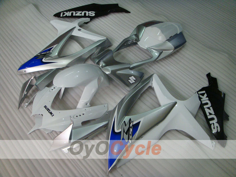 Kit Carene a Iniezione per GSX R600 08-10 - Bianco, Nero - Stile Originale #OYO87901656 Immagine secondaria del prodotto