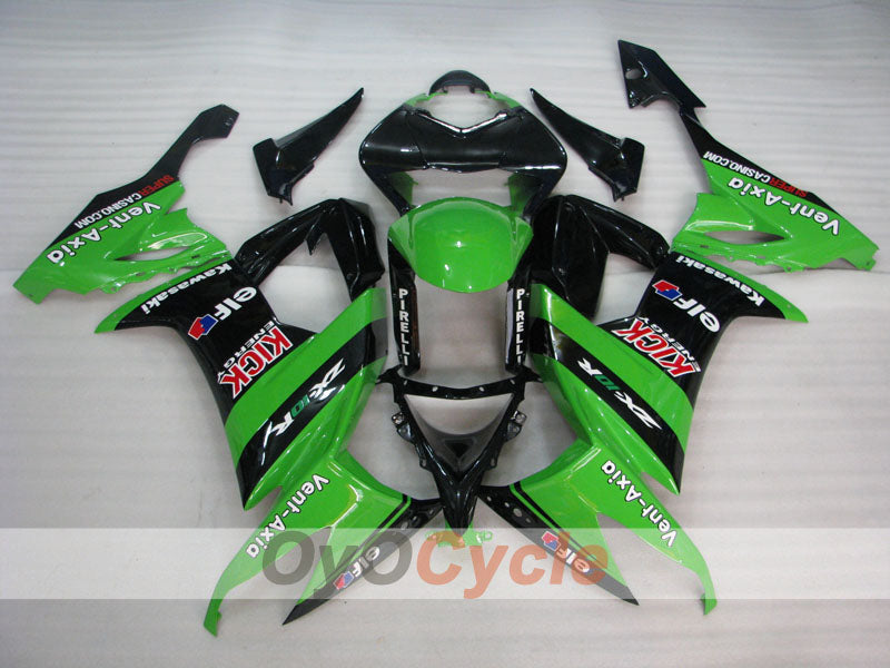 Kit carenatura a iniezione per NINJA ZX-10R 08-10 - Verde, Nero - PIRELLI #OYO87901663 Immagine secondaria del prodotto