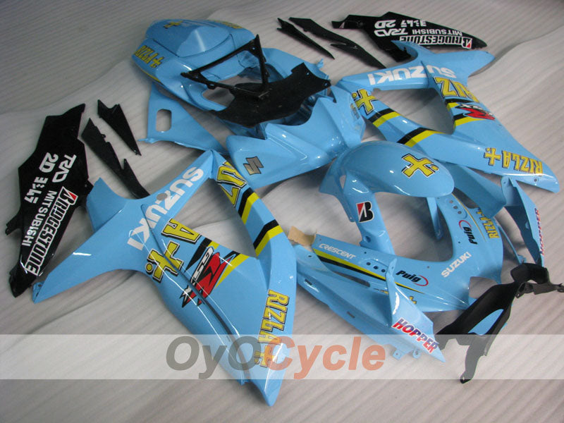 Kit carene a iniezione per GSX R750 08-10 - Blu, Nero - Rizla+ #OYO87901456 Immagine principale del prodotto