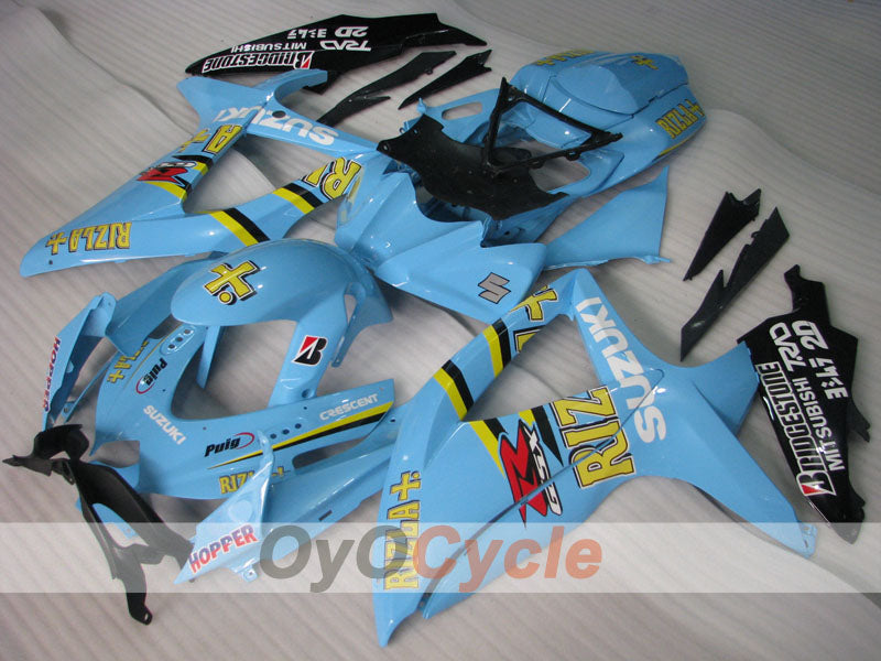 Kit carene a iniezione per GSX R600 08-10 - Blu, Nero - Rizla+ #OYO87901674 Immagine secondaria del prodotto