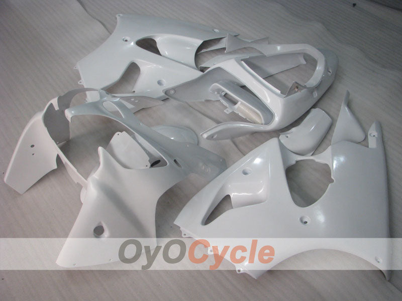 Kit carenatura a iniezione per NINJA ZX-6R 00-02 - Bianco - Stile Fabbrica #OYO87901689 Immagine secondaria del prodotto