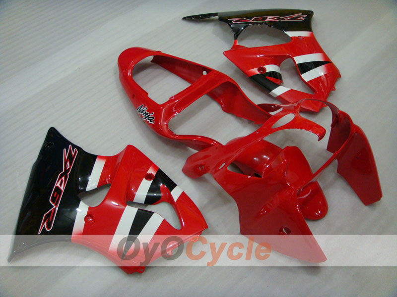 Kit carene a iniezione per NINJA ZX-6R 00-02 - Rosso, Nero - Stile di fabbrica #OYO87901697 Immagine principale del prodotto