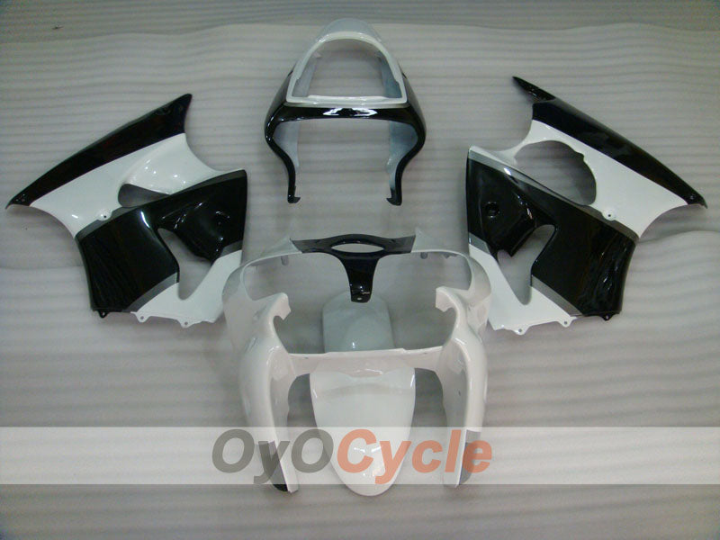 Kit carenatura a iniezione per NINJA ZX-6R del 00-02 - Bianco, Nero - Stile di fabbrica #OYO87901700 Immagine secondaria del prodotto