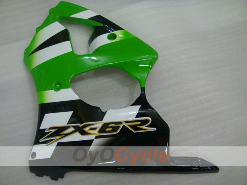 Carenatura lato sinistro e destro per Kawasaki 00-02 Ninja ZX-6R #OYO87912917 Immagine secondaria del prodotto