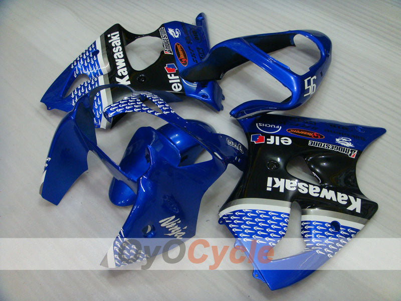 Kit carene a iniezione per NINJA ZX-6R 00-02 - Blu, Nero - Nakano #OYO87901732 Immagine principale del prodotto