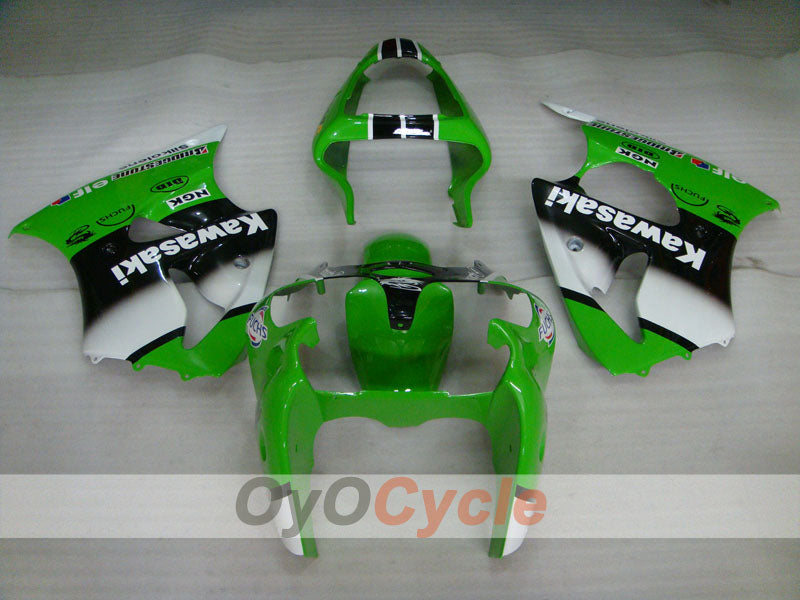 Kit carene a iniezione per NINJA ZX-6R 00-02 - Verde, Nero - Nakano #OYO87901734 Immagine secondaria del prodotto