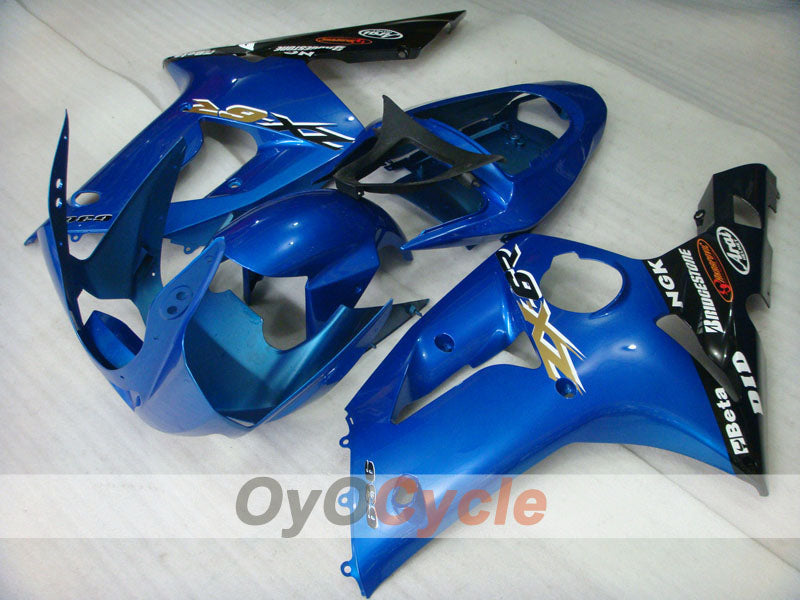 Kit carenatura a iniezione per NINJA ZX-6R 03-04 - Blu, Nero - Stile di fabbrica #OYO87901773 Immagine secondaria del prodotto