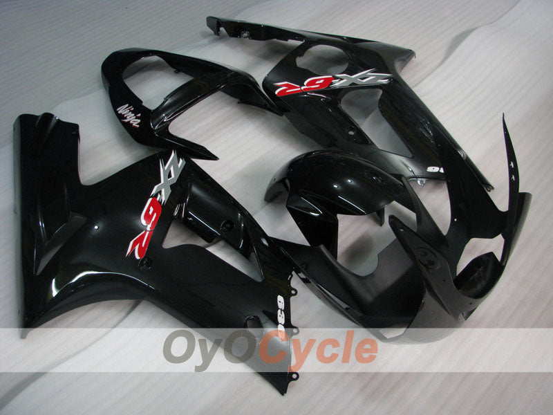 Kit carene a iniezione per NINJA ZX-6R 03-04 - Nero - Stile di fabbrica #OYO87901777 Immagine principale del prodotto