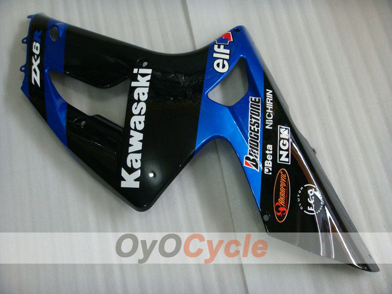 Carene lato sinistro e destro per Kawasaki Ninja ZX-6R 03-04 #OYO87913010 Immagine secondaria del prodotto