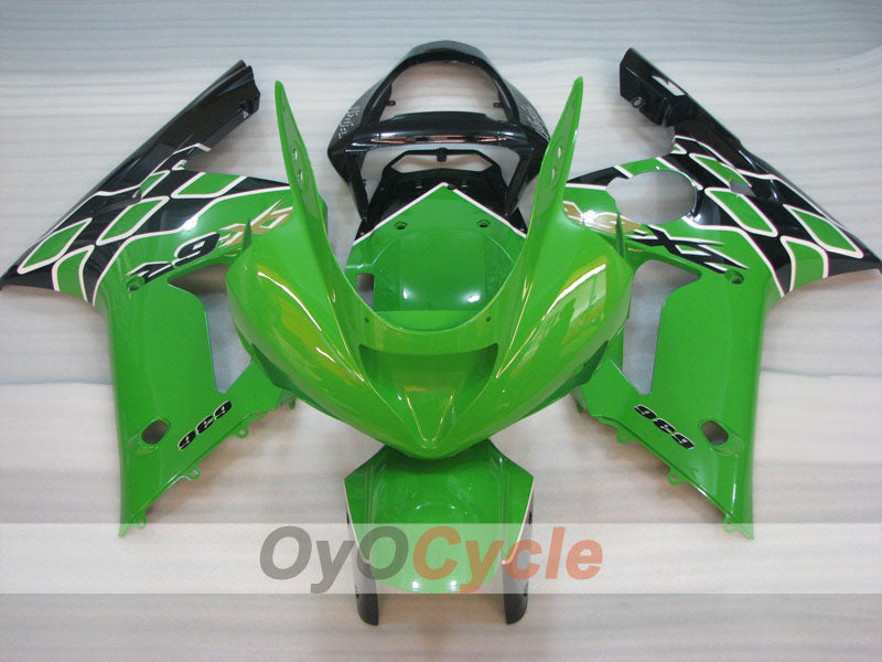 Carena a iniezione per NINJA ZX-6R 03-04 - Verde, Nero - Stile di Fabbrica #OYO87901786 Immagine secondaria del prodotto