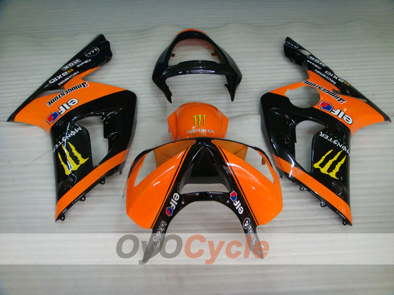 Kit carene a iniezione per NINJA ZX-6R 03-04 - Arancio, Nero - Monster #OYO87901811 Immagine secondaria del prodotto
