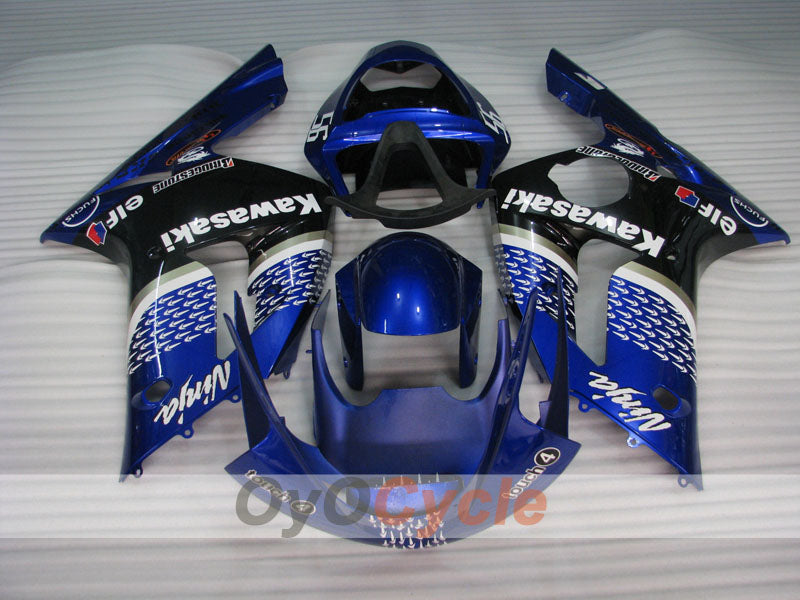 Carenatura a iniezione per NINJA ZX-6R 03-04 - Bianco, Nero - Nakano #OYO87901816 Immagine secondaria del prodotto