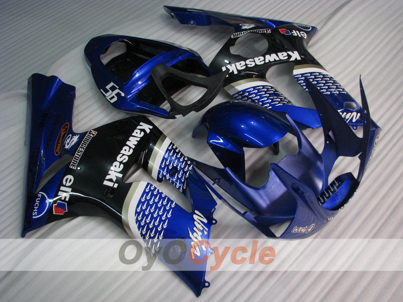 Carenatura a iniezione per NINJA ZX-6R 03-04 - Bianco, Nero - Nakano #OYO87901816 Immagine principale del prodotto