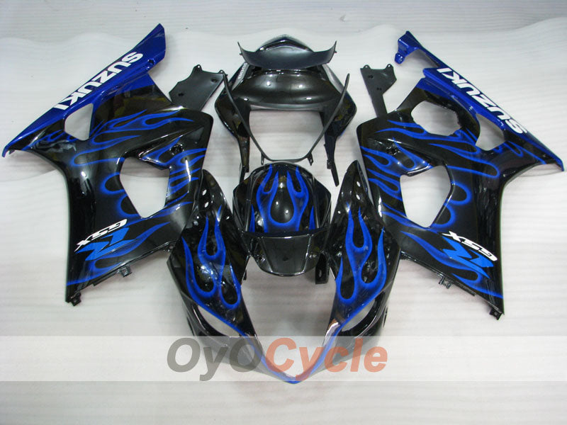 Carena a iniezione per GSX R1000 del 03-04 - Blu, Nero - Fiamma #OYO87901837 Immagine secondaria del prodotto