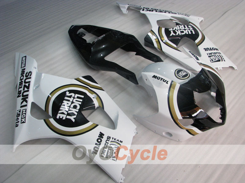 Kit carene a iniezione per GSX R1000 03-04 - Bianco, Nero - Lucky Strike #OYO87901840 Immagine principale del prodotto