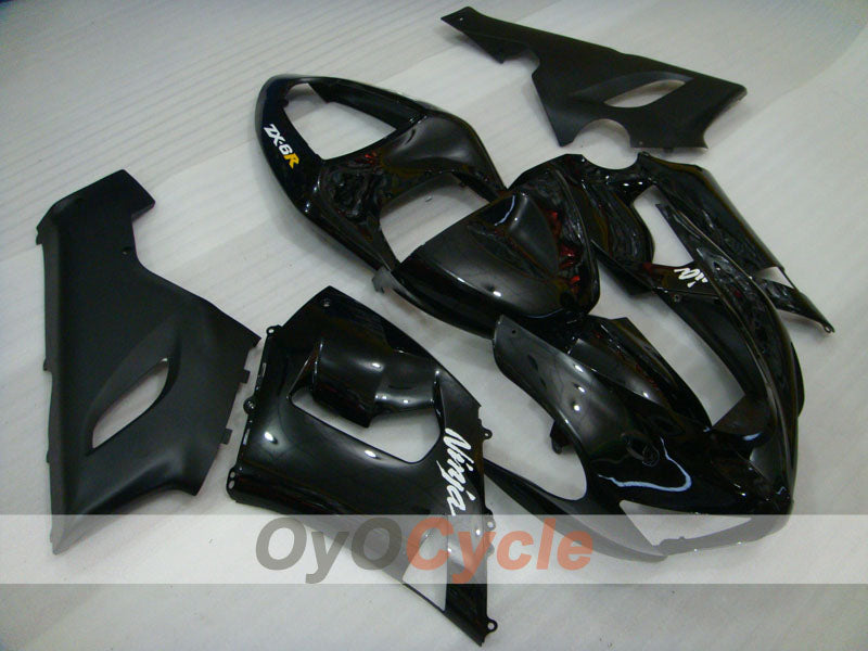 Kit carene a iniezione per NINJA ZX-6R 05-06 - Nero - Stile di fabbrica #OYO87901851
