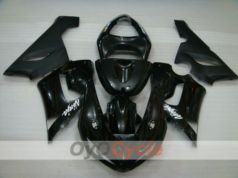 Kit carene a iniezione per NINJA ZX-6R 05-06 - Nero - Stile di fabbrica #OYO87901851