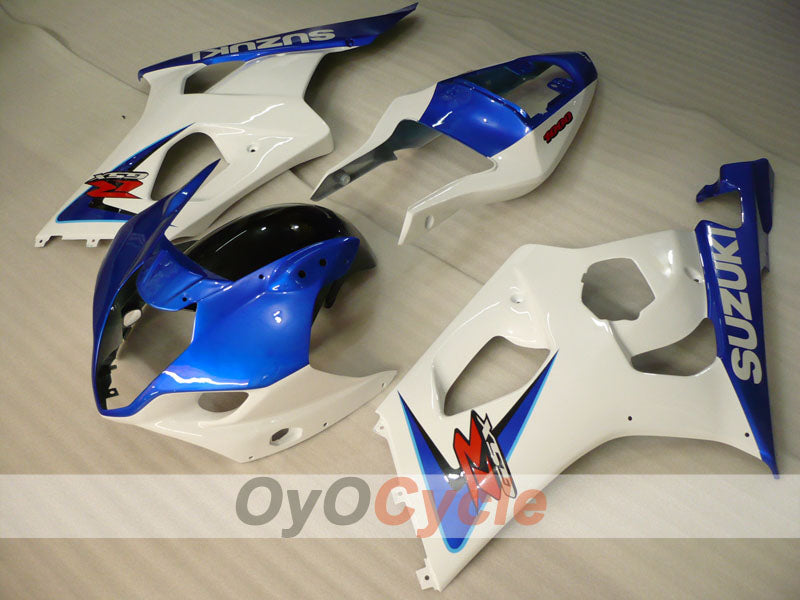 Kit carene a iniezione per GSX R1000 03-04 - Blu, Bianco - Stile Fabbrica #OYO87901853 Immagine secondaria del prodotto