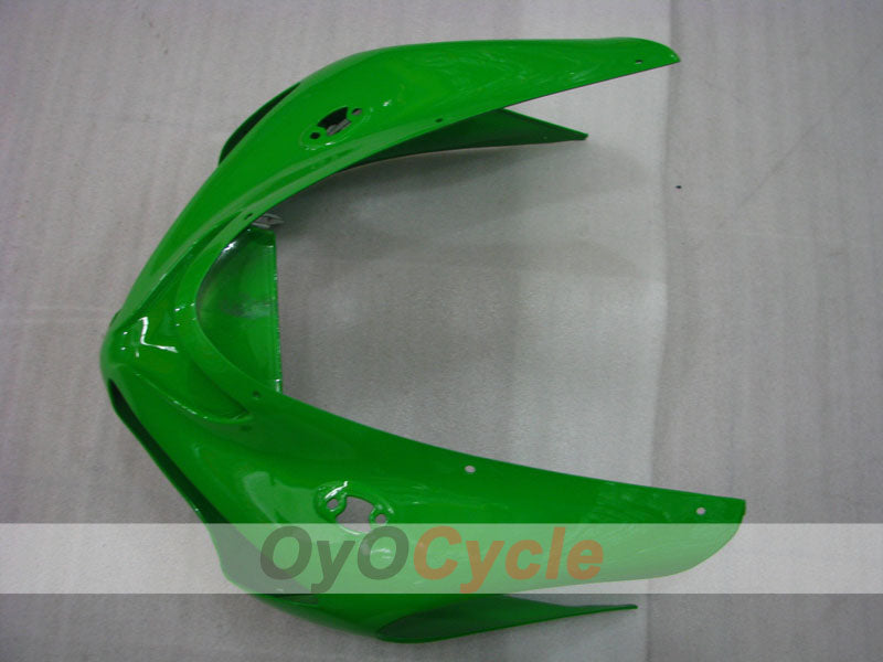 Kit carenatura a iniezione per NINJA ZX-6R del 05-06 - Verde, Nero - Stile di fabbrica #OYO87901855