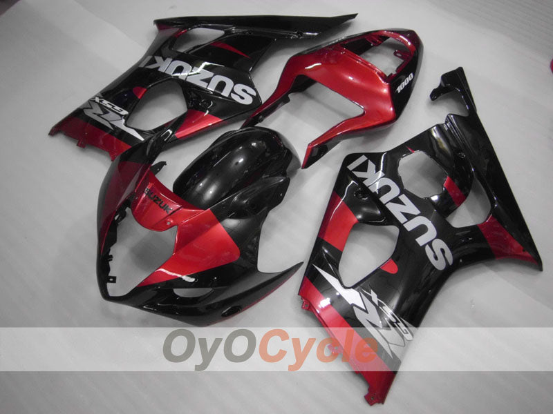 Carenatura a iniezione per GSX R1000 03-04 - Rosso, Nero - Stile di fabbrica #OYO87901861 Immagine secondaria del prodotto