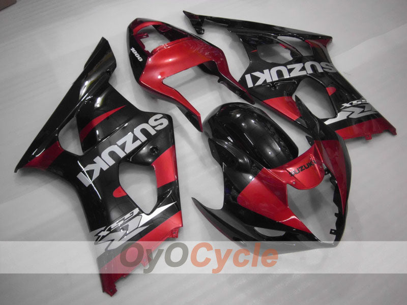 Carenatura a iniezione per GSX R1000 03-04 - Rosso, Nero - Stile di fabbrica #OYO87901861 Immagine principale del prodotto