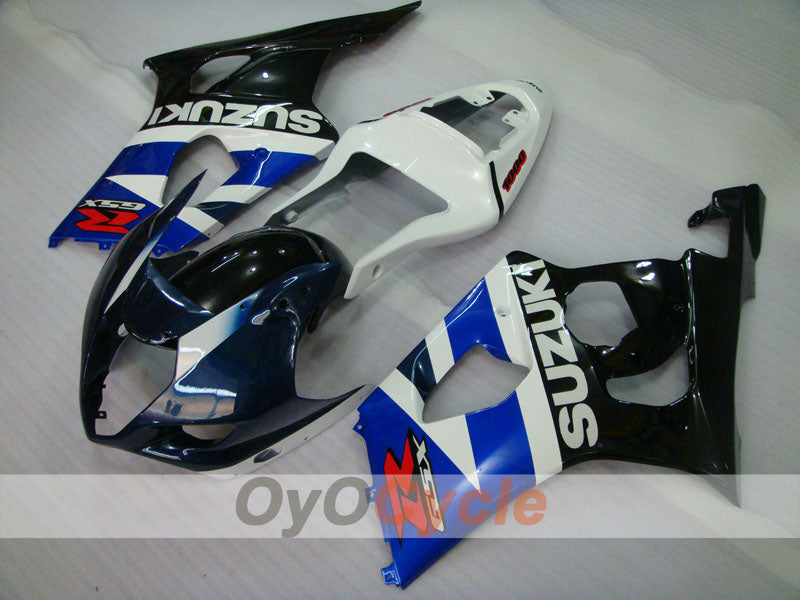 Carena a iniezione per GSX R1000 del 03-04 - Bianco, Nero - Stile di fabbrica #OYO87901874 Immagine principale del prodotto