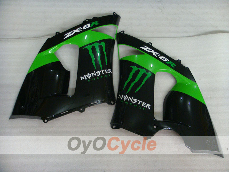 Carenatura lato sinistro e destro per Kawasaki 05-06 Ninja ZX-6R #OYO87913108 Immagine secondaria del prodotto