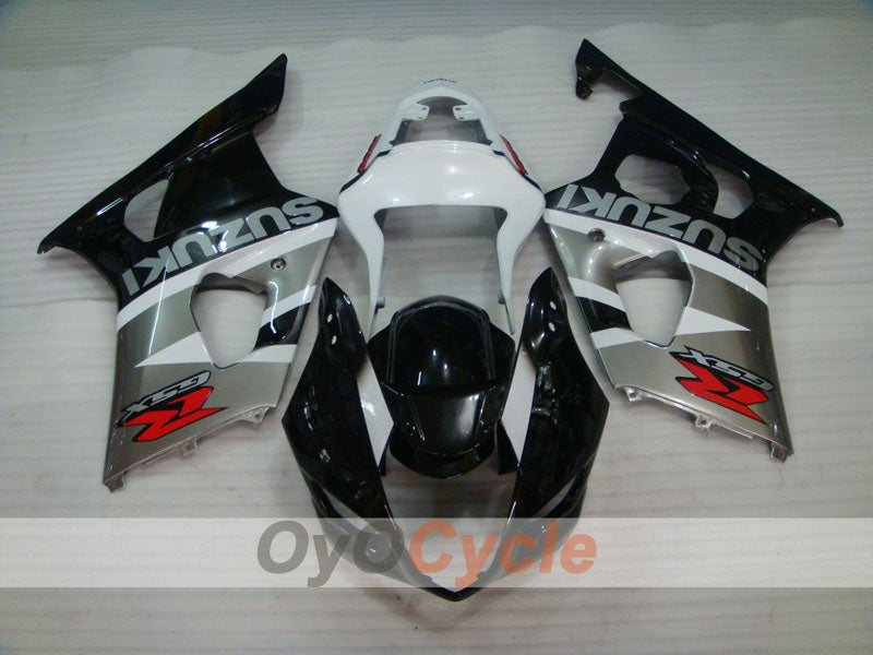 Kit carene a iniezione per GSX R1000 03-04 - Bianco, Nero - Stile di fabbrica #OYO87901879 Immagine secondaria del prodotto