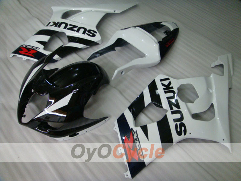 Kit carene a iniezione per GSX R1000 03-04 - Bianco, Nero - Stile di fabbrica #OYO87901880 Immagine principale del prodotto