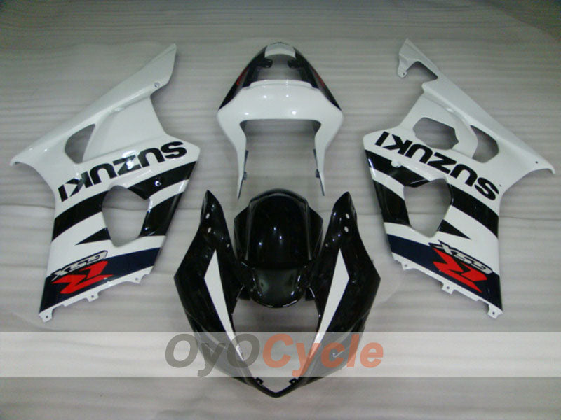 Kit carene a iniezione per GSX R1000 03-04 - Bianco, Nero - Stile di fabbrica #OYO87901880 Immagine secondaria del prodotto
