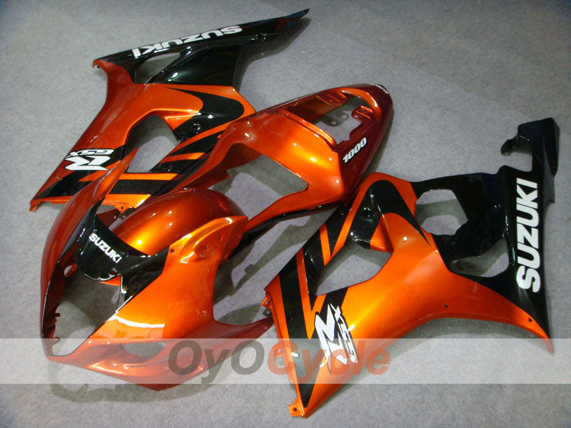 Kit carene a iniezione per GSX R1000 03-04 - Arancione, Nero - Stile Factory #OYO87901886 Immagine principale del prodotto