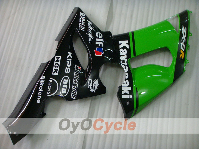 Carena lato sinistro e destro per Kawasaki 05-06 Ninja ZX-6R #OYO87913115 Immagine secondaria del prodotto