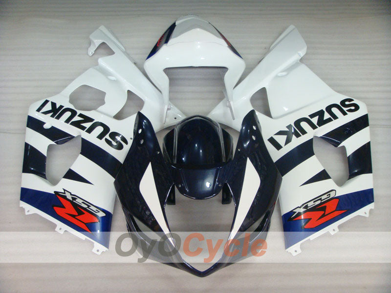Kit carene a iniezione per GSX R1000 03-04 - Blu, Bianco - Stile Fabbrica #OYO87901895 Immagine principale del prodotto